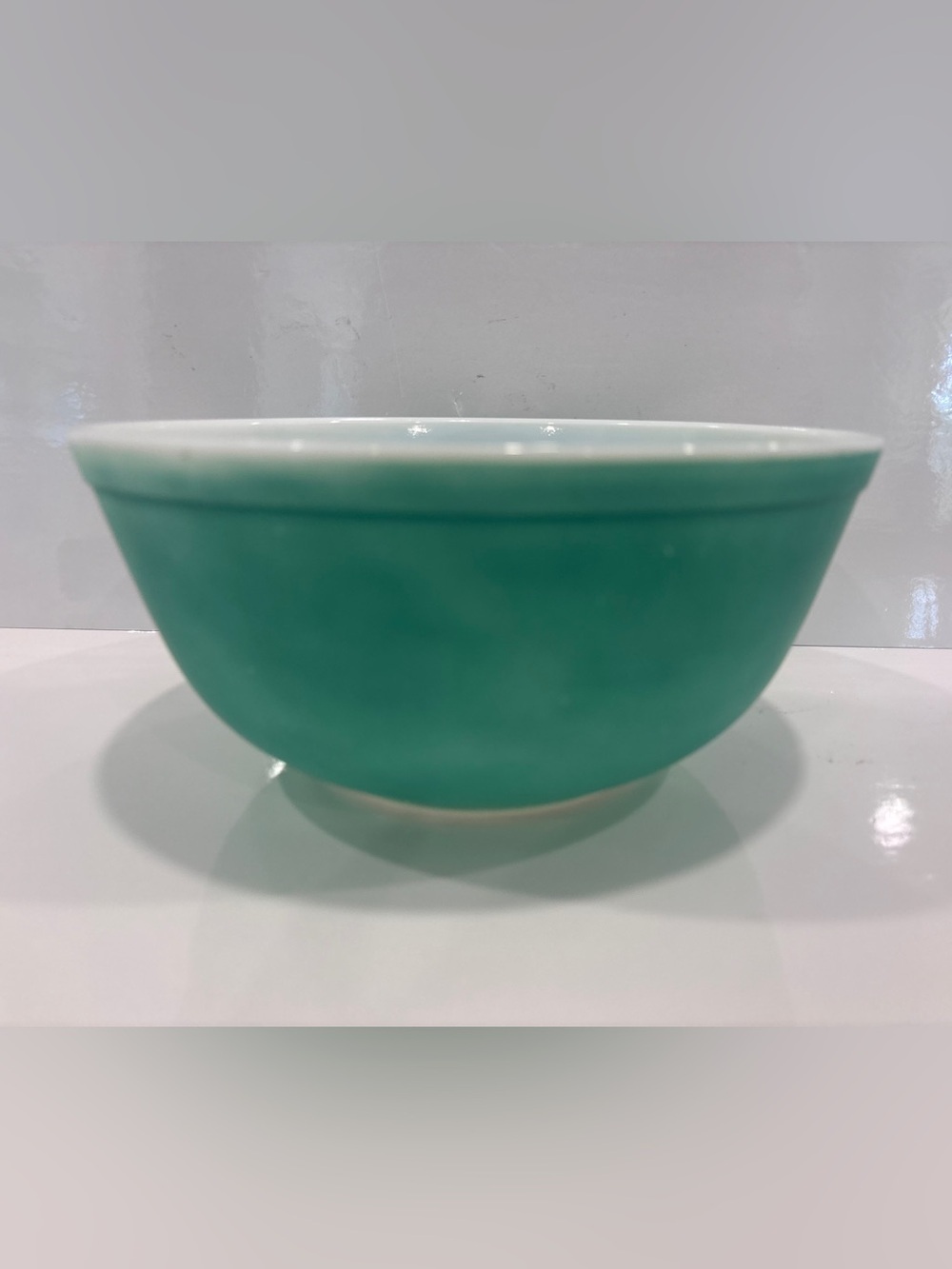 Vintage Pyrex 403 Turquoise Blue 2½ Qt Mixing Bowl Milk Glass Nesting Bowl USA